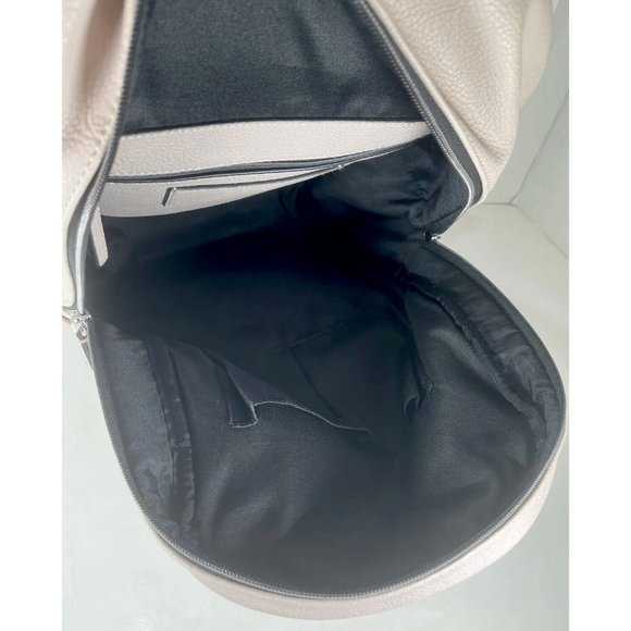 Calvin Klein Light Beige Faux Leather Backpack - Picture 3 of 15